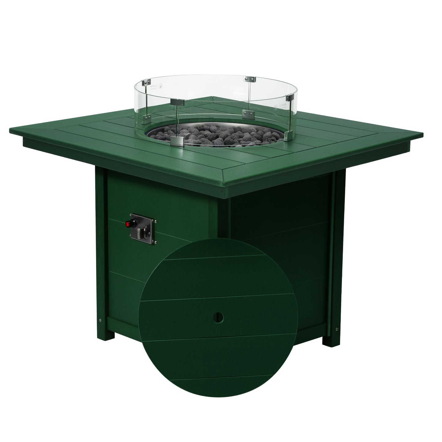 Sedona Square 42" Dining Fire Pit Table