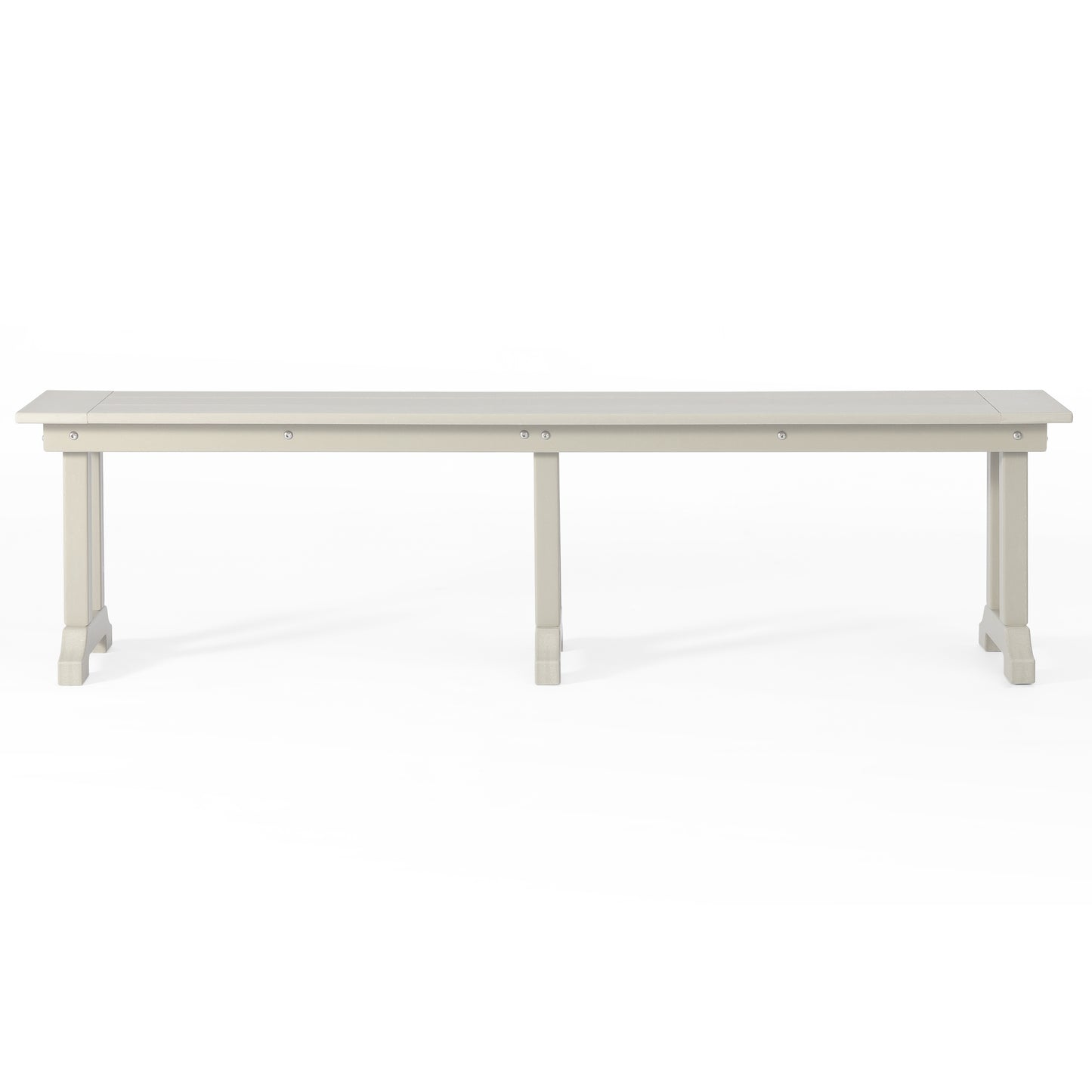 Tuscany All-Weather Outdoor 65" Trestle Dining Bench