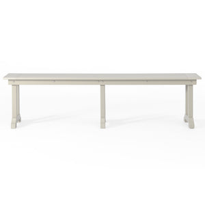 Tuscany All-Weather Outdoor 65" Trestle Dining Bench