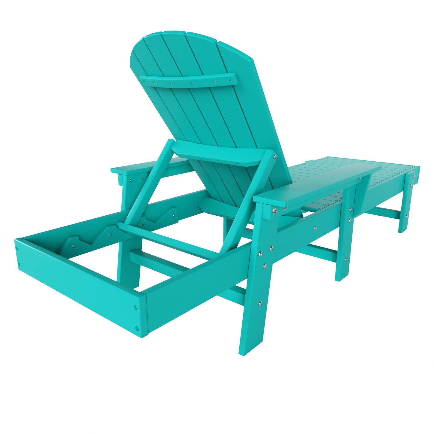 Westport Classic All-Weather Outdoor Adirondack Reclining Sun Lounger With Arms Rests