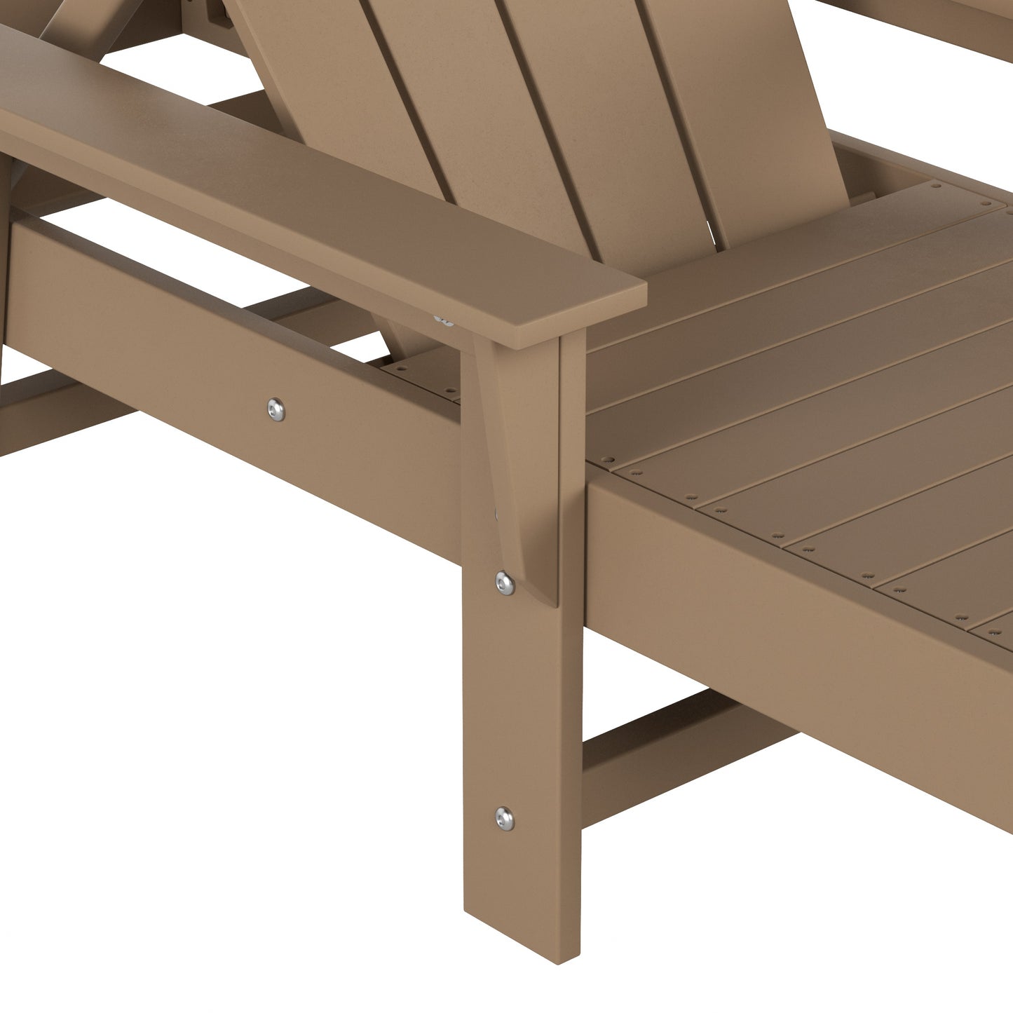 Chatham All-Weather Outdoor Adirondack Reclining Sun Lounger With Arms Rests & Wheels
