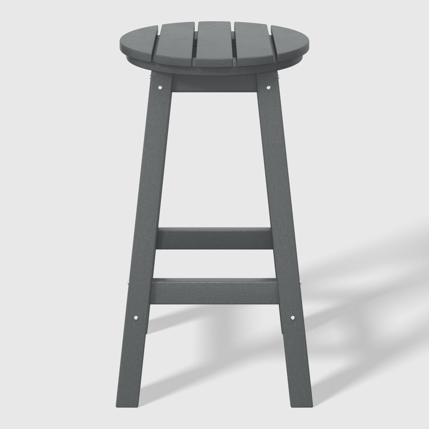 Stockholm All-Weather Outdoor Round Counter Stool (24" Height)