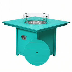 Sedona Square 42" Dining Fire Pit Table