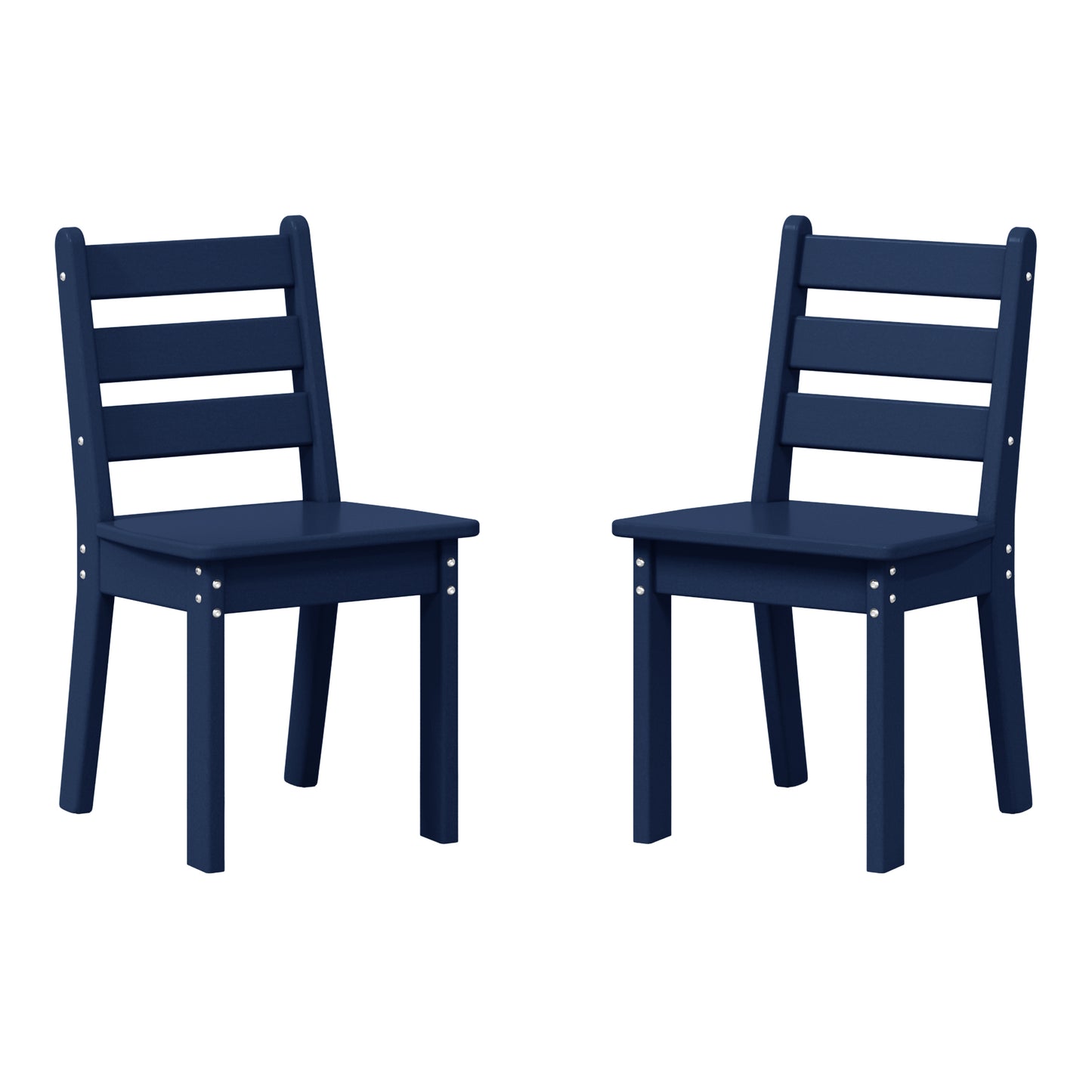 Tiny Terraces Kids' All-Weather Outdoor Dining Chair (Set of 2)