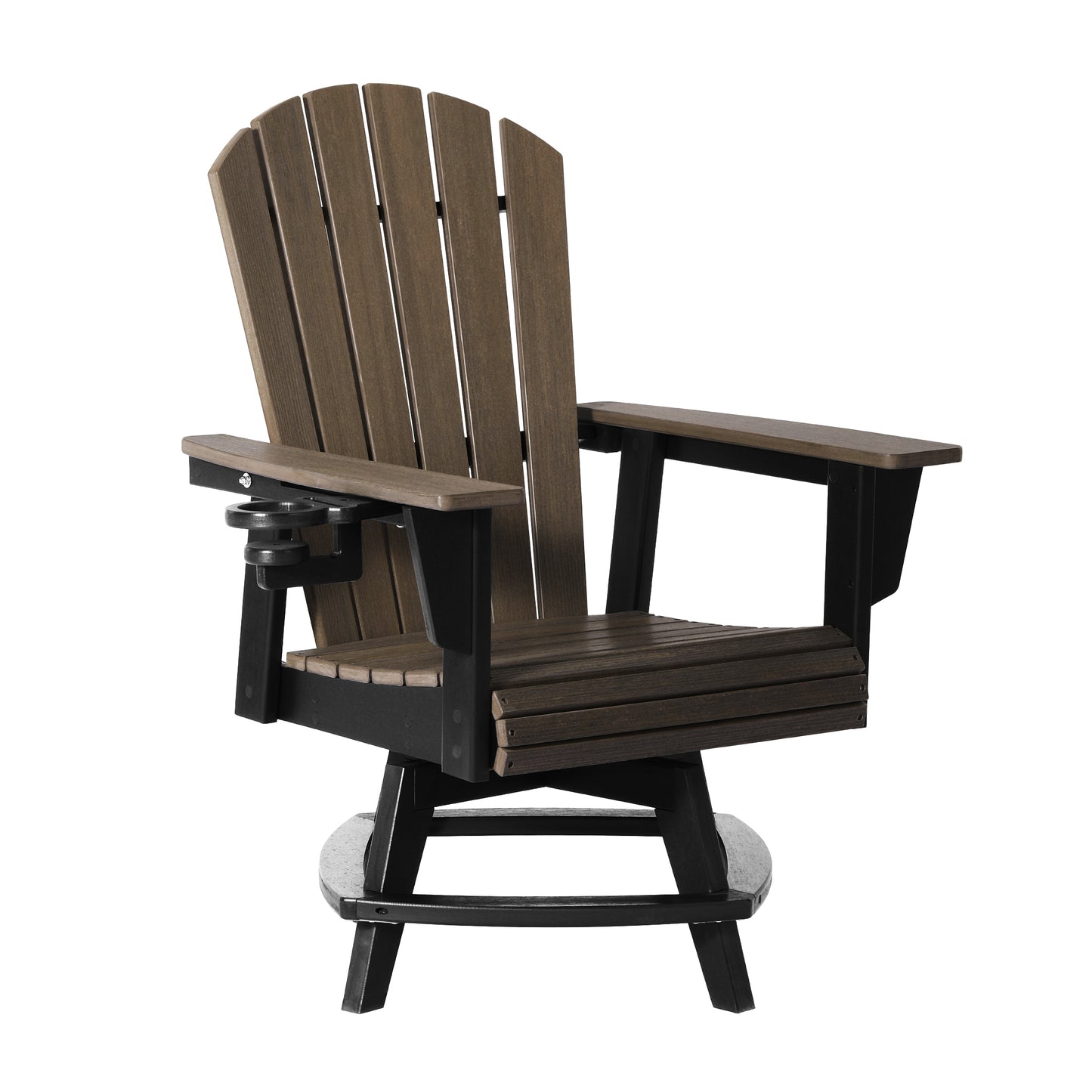 Heritage Ridge Adirondack Swivel Dining Chair With Cup Holder