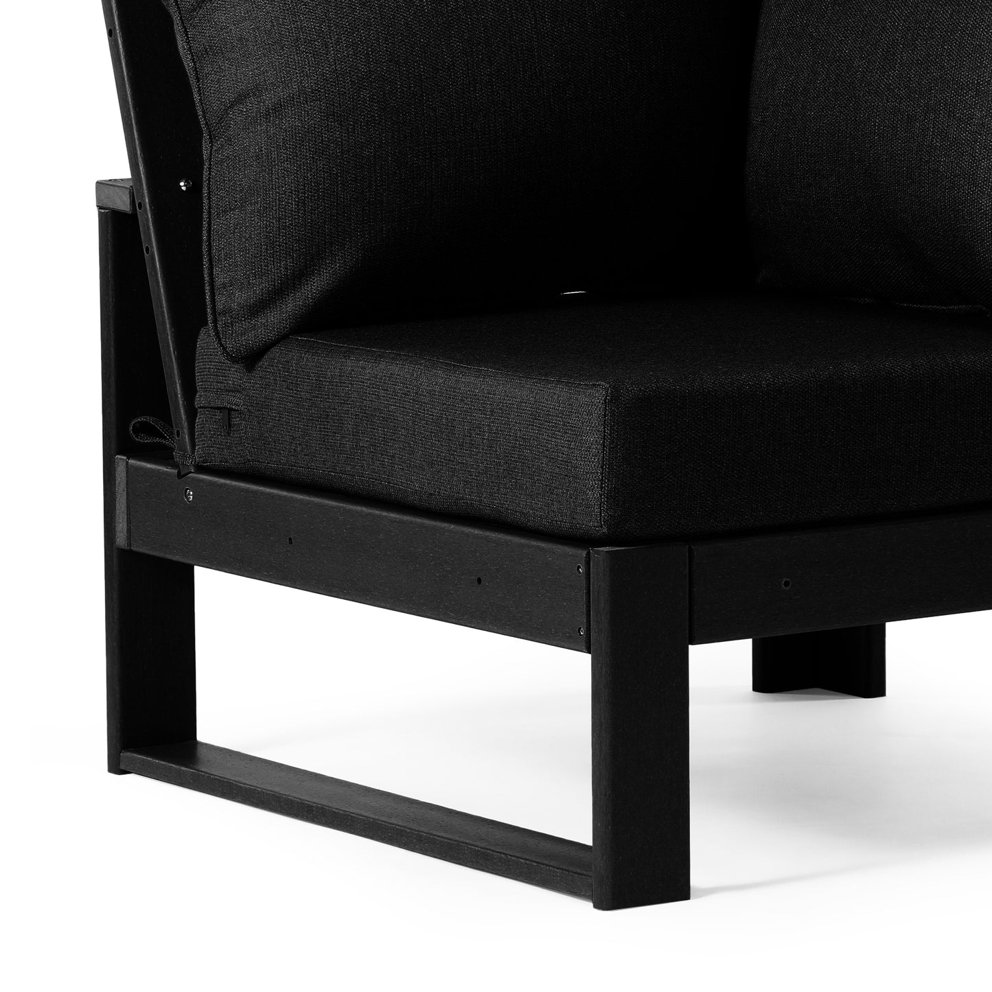 Signature All-Weather Outdoor Modular Patio Deep Seating Corner Chair (Corner Sectional Seat)