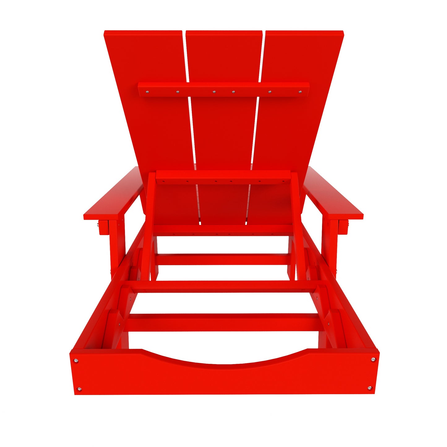 Malibu Modern All-Weather Outdoor Reclining Sun Lounger With Arm Rests & Wheels