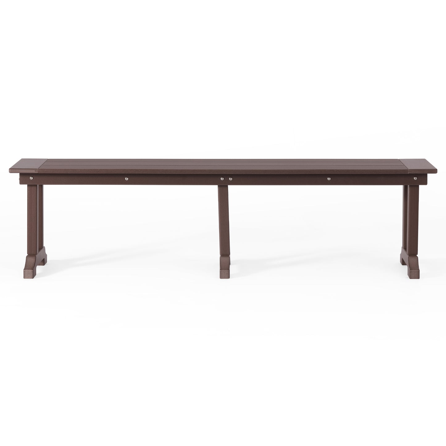 Tuscany All-Weather Outdoor 65" Trestle Dining Bench
