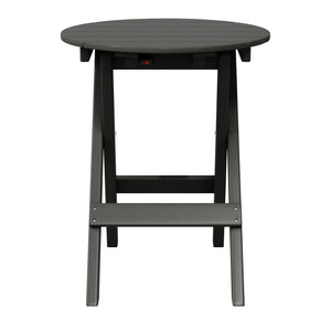 Tuscany All-Weather Outdoor Patio Round Folding Dining Table (24" Top)