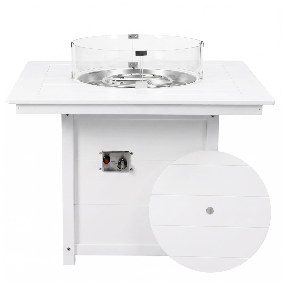Sedona Square 42" Dining Fire Pit Table