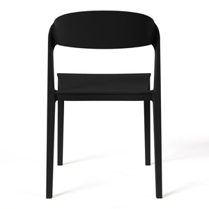 Patio Stacking Dining Side Chair (Set of 2)