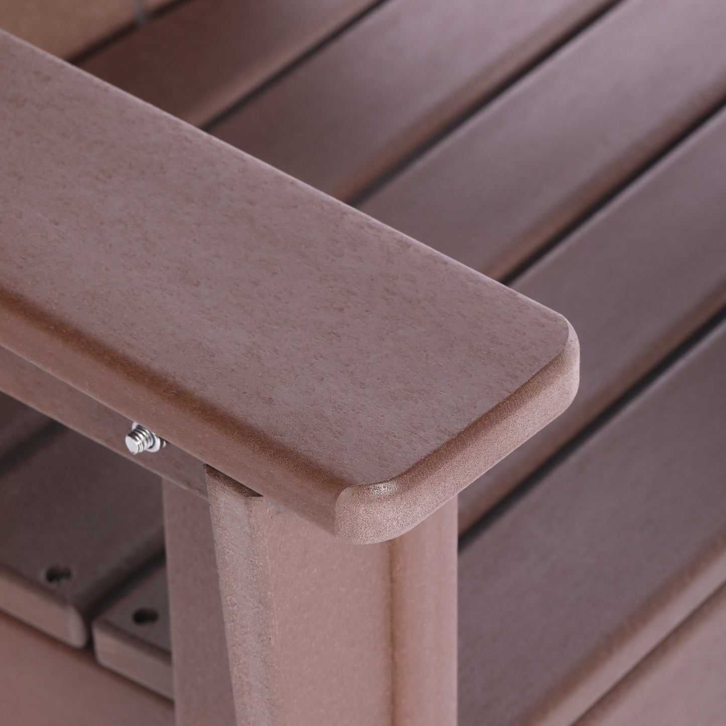 Tiny Terraces Kids' All-Weather Outdoor Poly Adirondack Chair