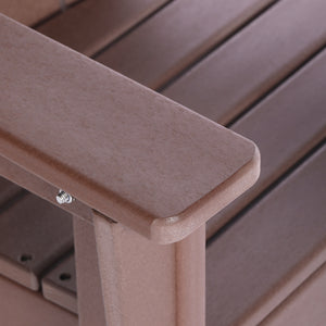 Tiny Terraces Kids' All-Weather Outdoor Poly Adirondack Chair
