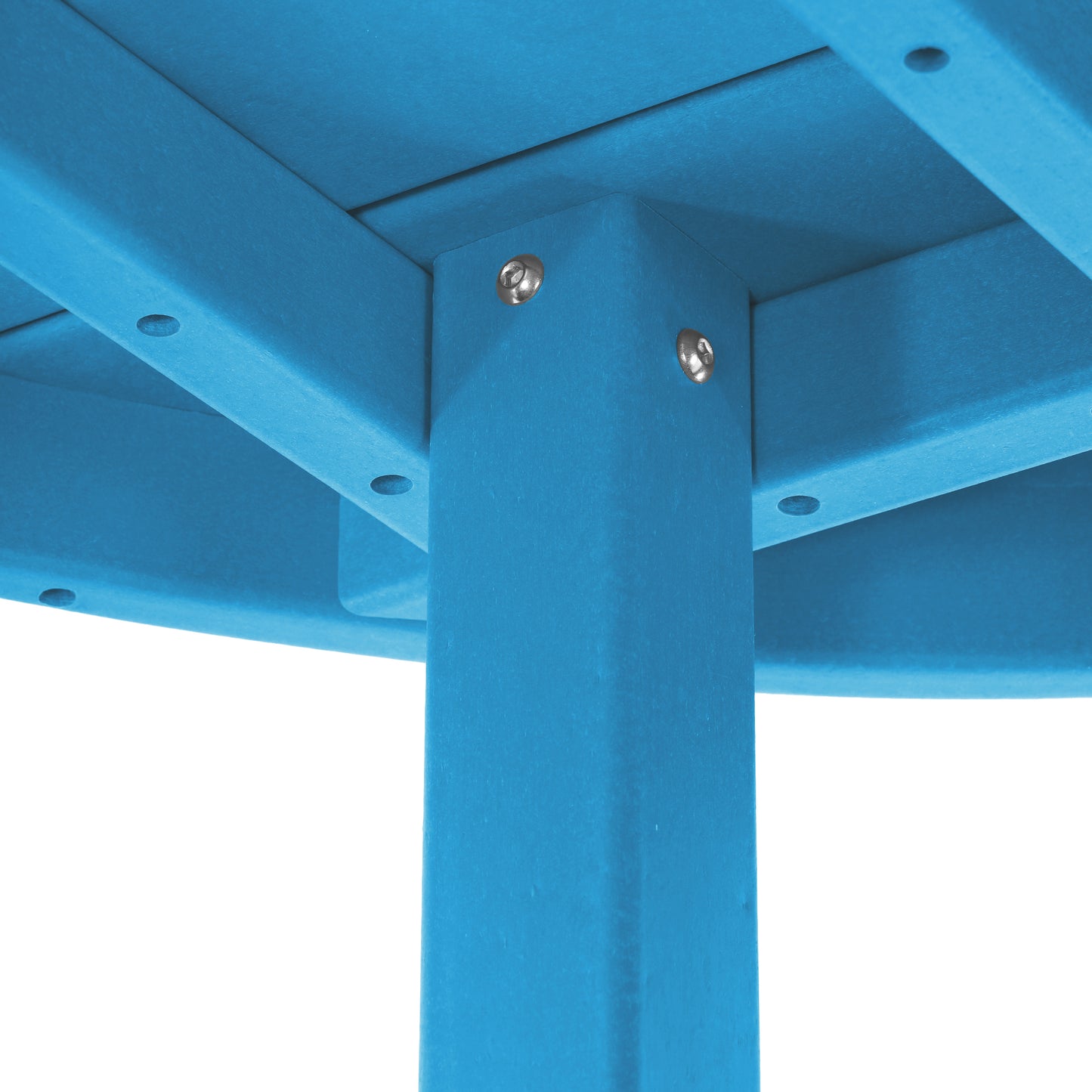 Tiny Terraces Kids' All-Weather Outdoor Round Dining Table (38" Wide)