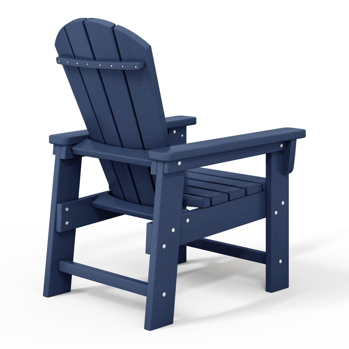 Tiny Terraces Kids' All-Weather Outdoor Poly Adirondack Chair