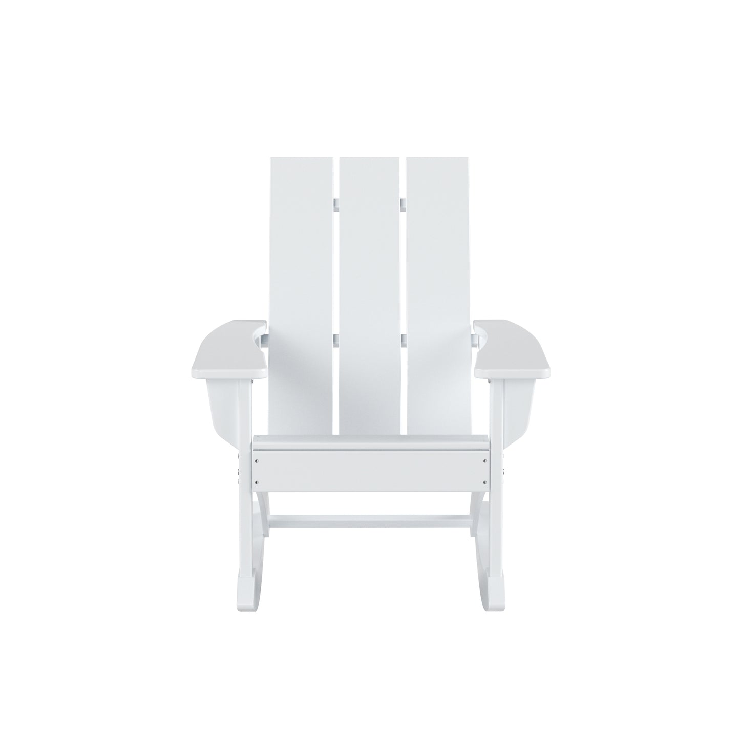 Malibu Modern All-Weather Outdoor Rocking Adirondack Chair
