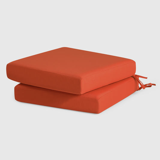 Outdoor Patio Furniture Seat Chair Square Cushions Set of 2, 20" x 19"