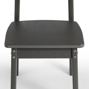 Tiny Terraces Essentials Kids' All-Weather Outdoor Dining Chair (Set of 2)