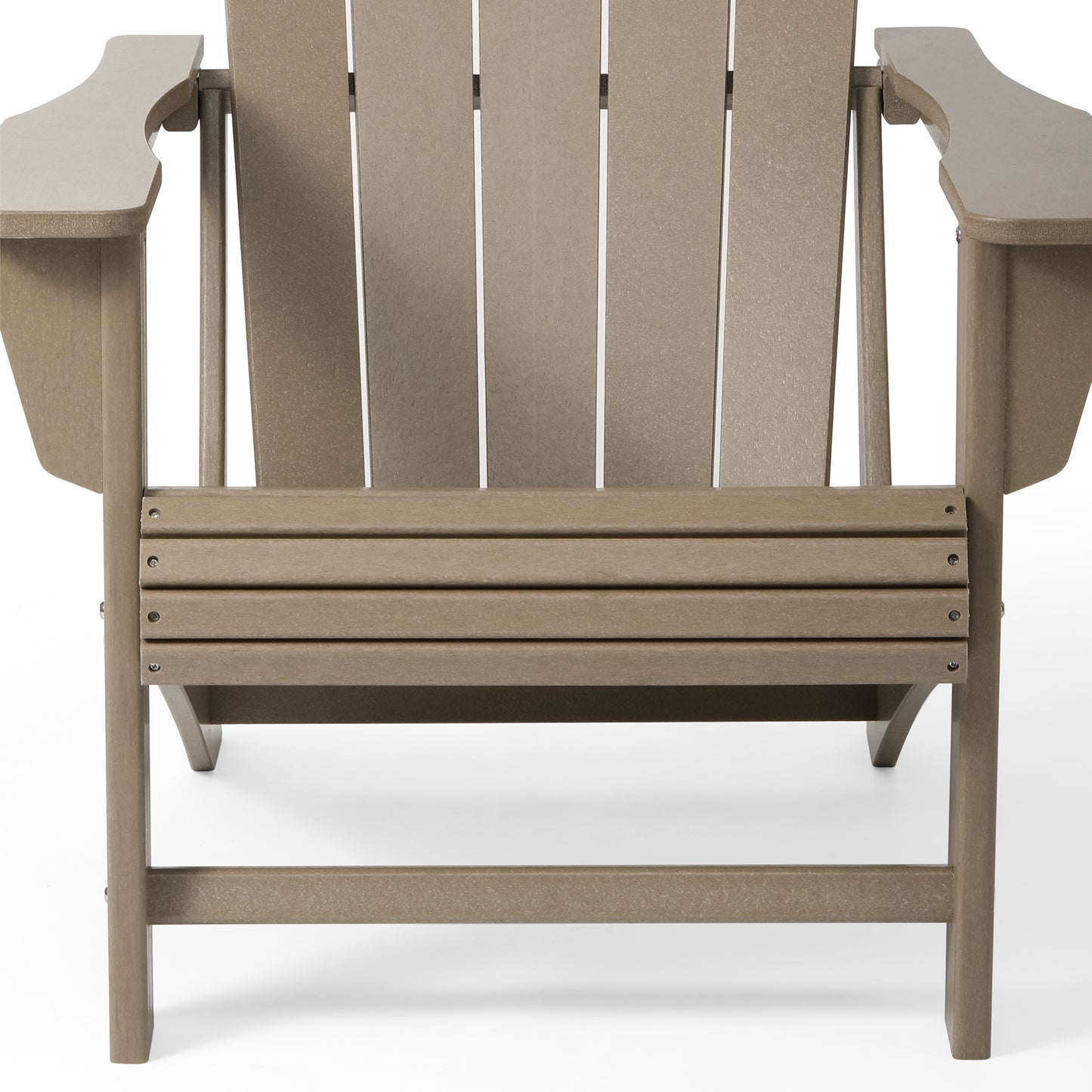 Tahoe All-Weather Outdoor Poly Adirondack Chair with Retractable Cup Holder