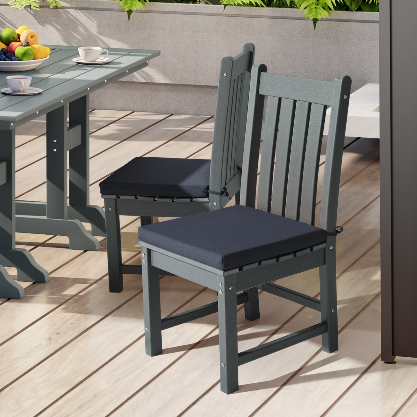 Outdoor Patio Kitchen Dining Chair Seat Cushions Set of 4