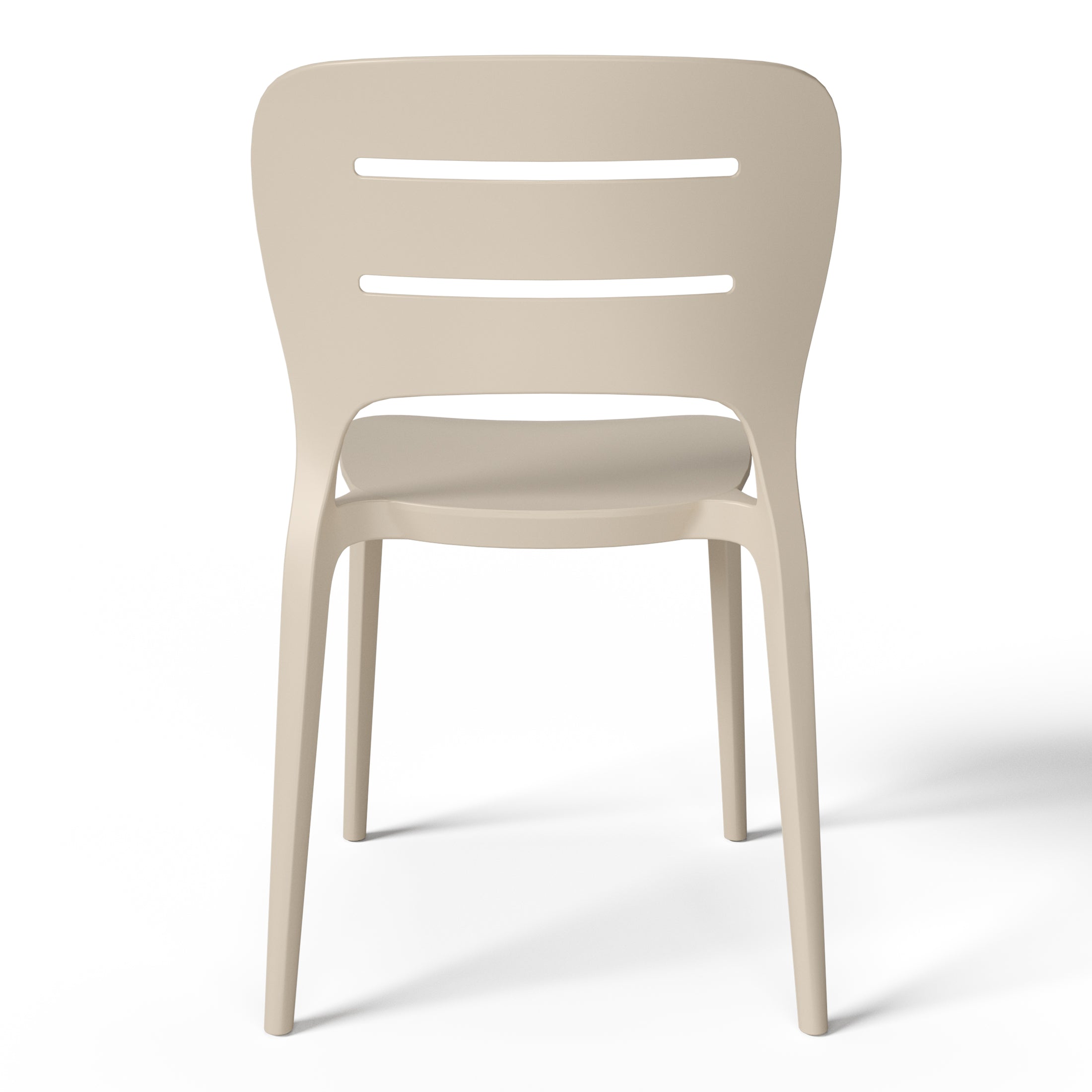 Patio Stacking Dining Side Chair (Set of 4)