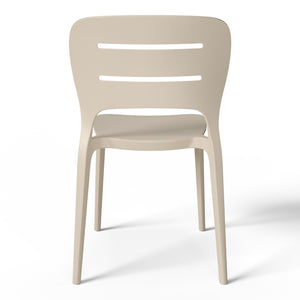 Patio Stacking Dining Side Chair (Set of 4)