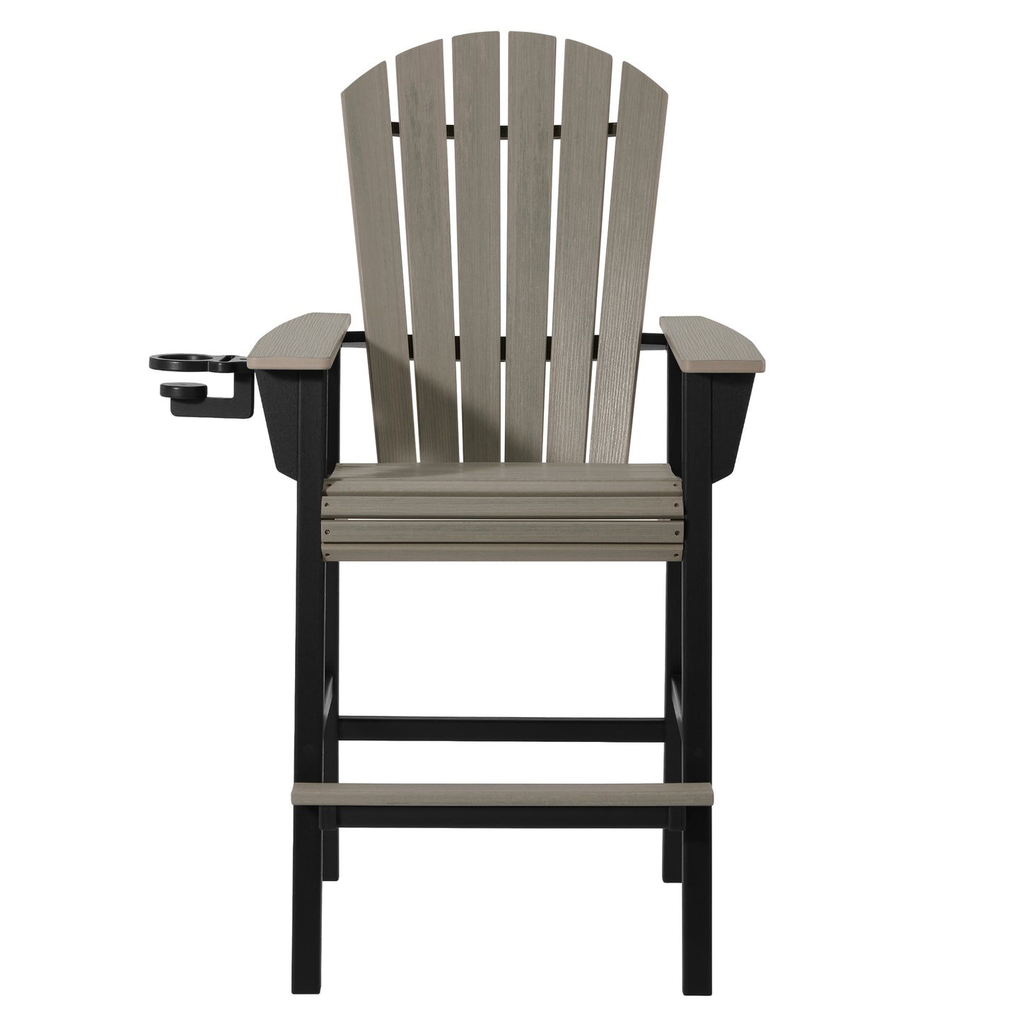 Heritage Ridge Adirondack Bar Chair With Cup Holder
