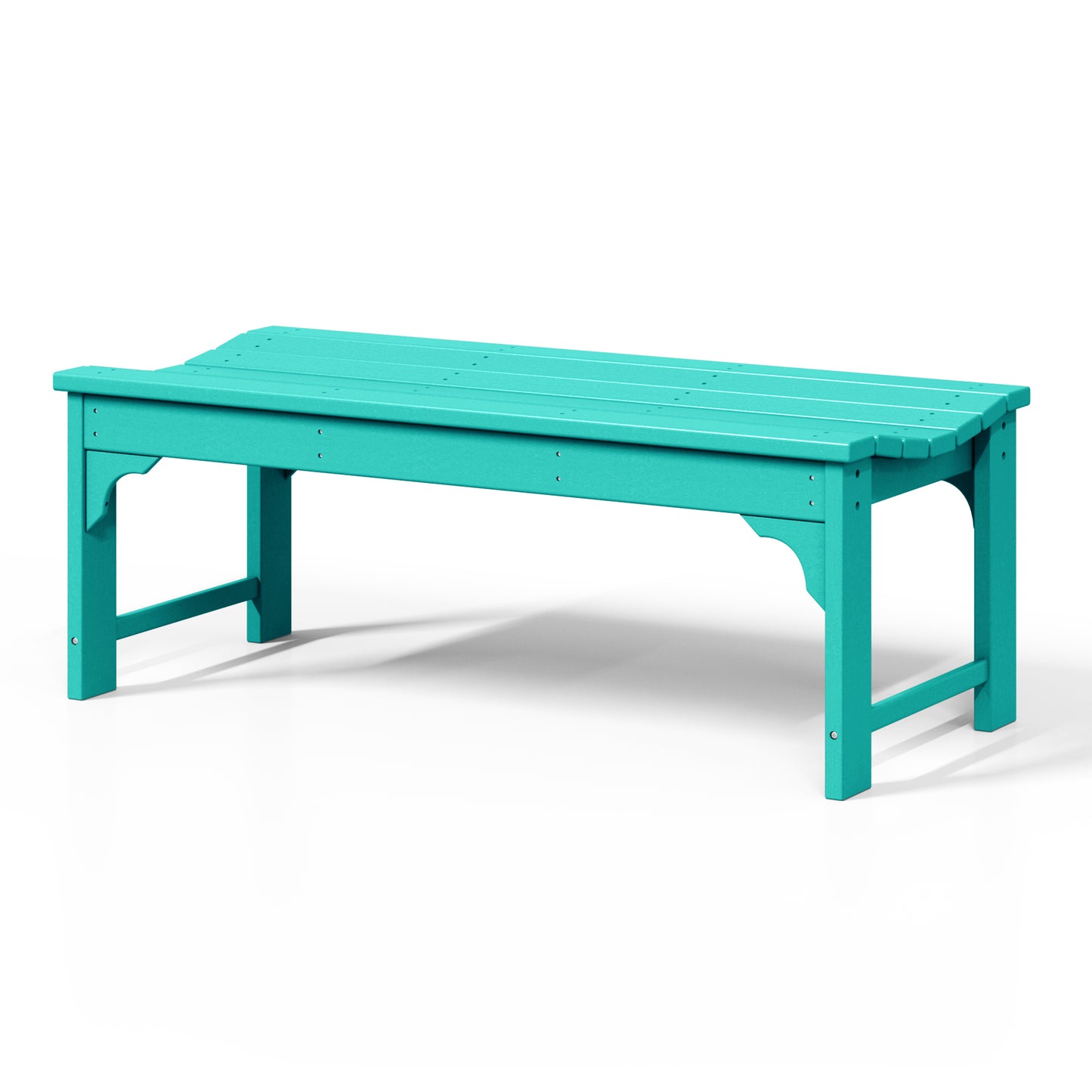 Concord All-Weather Outdoor Garden Backless Bench (46" Wide)