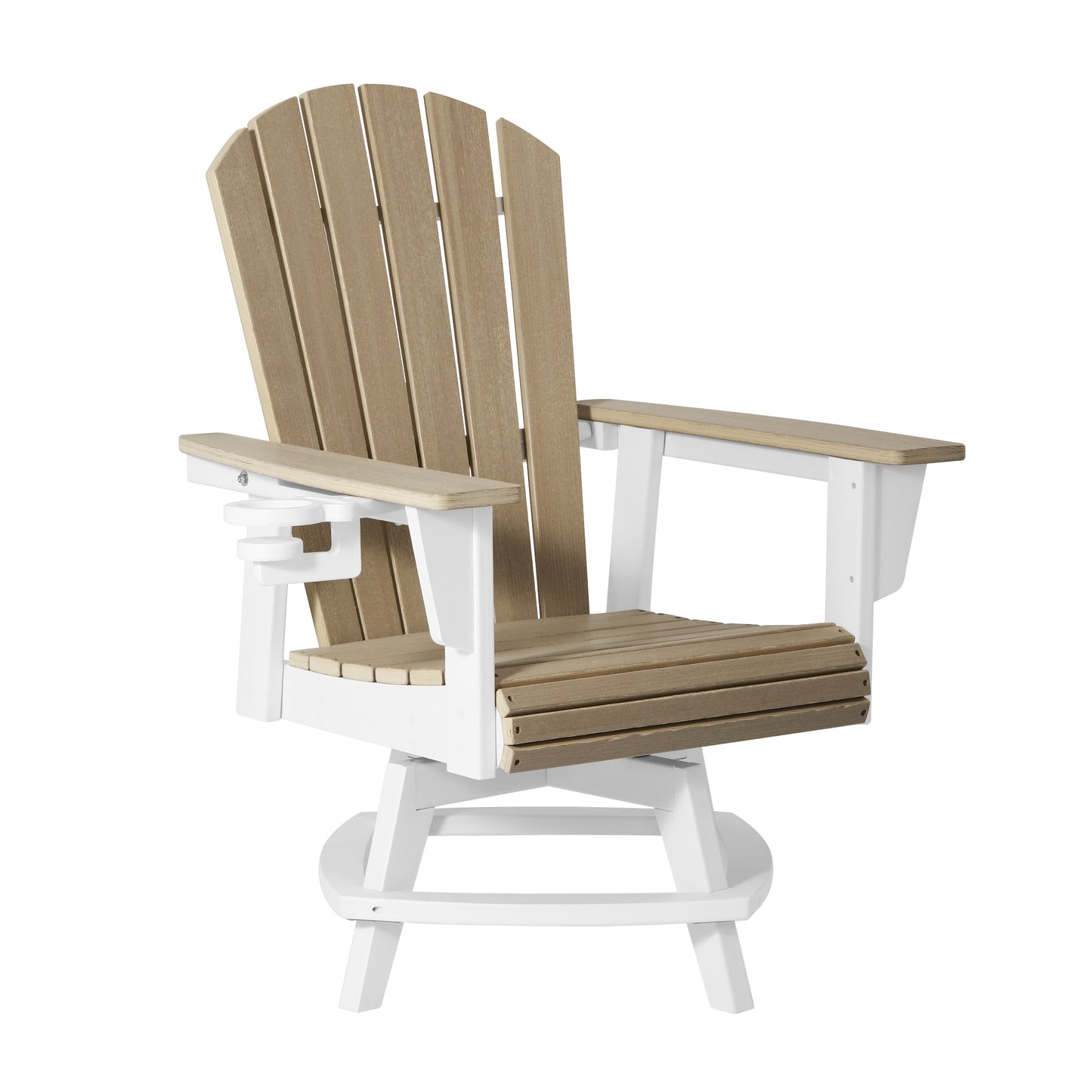 Heritage Ridge Adirondack Swivel Dining Chair With Cup Holder