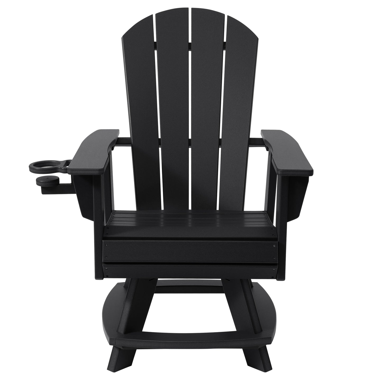 Adirondack Swivel Dining Chair with Cup Holder With Cup Holder