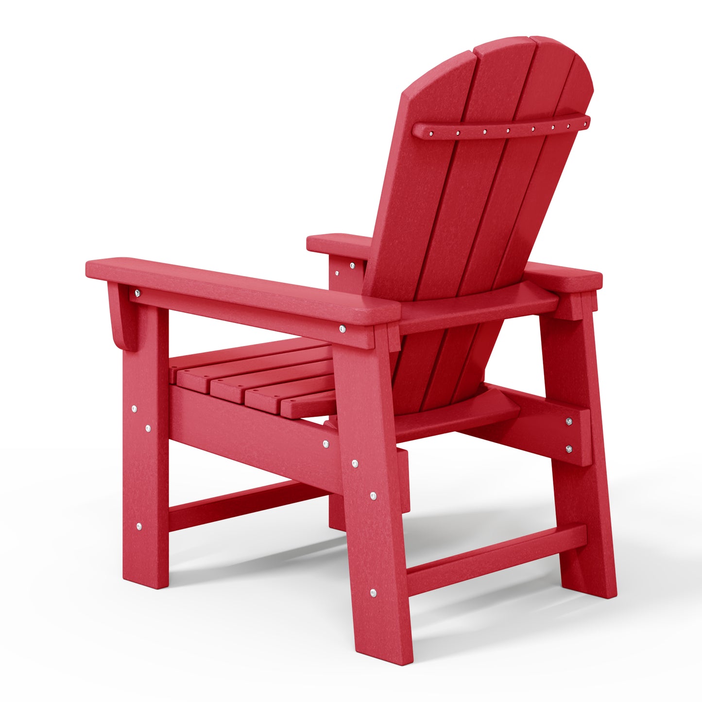 Tiny Terraces Kids' All-Weather Outdoor Poly Adirondack Chair