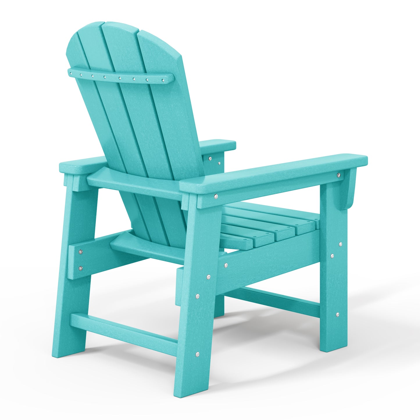 Tiny Terraces Kids' All-Weather Outdoor Poly Adirondack Chair