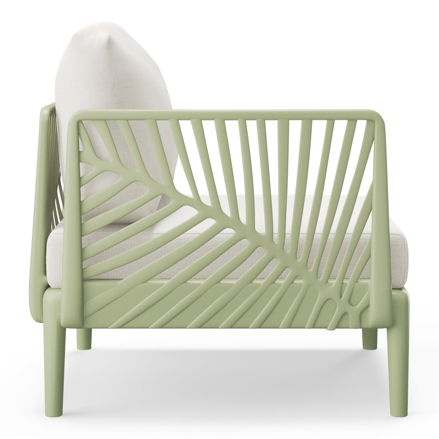 Polyform Deep Seating Left Arm Chair with Cushions