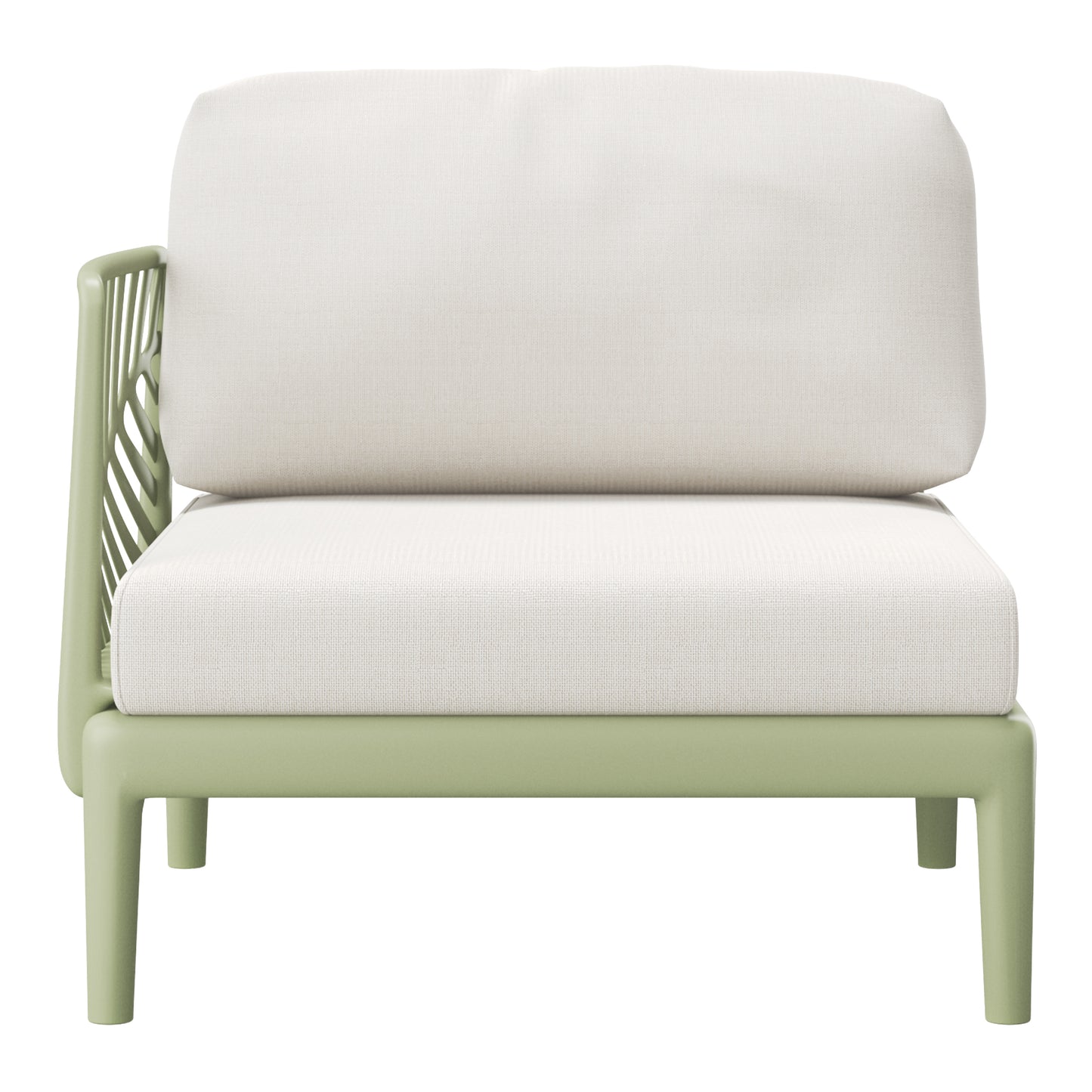 Polyform Deep Seating Left Arm Chair with Cushions