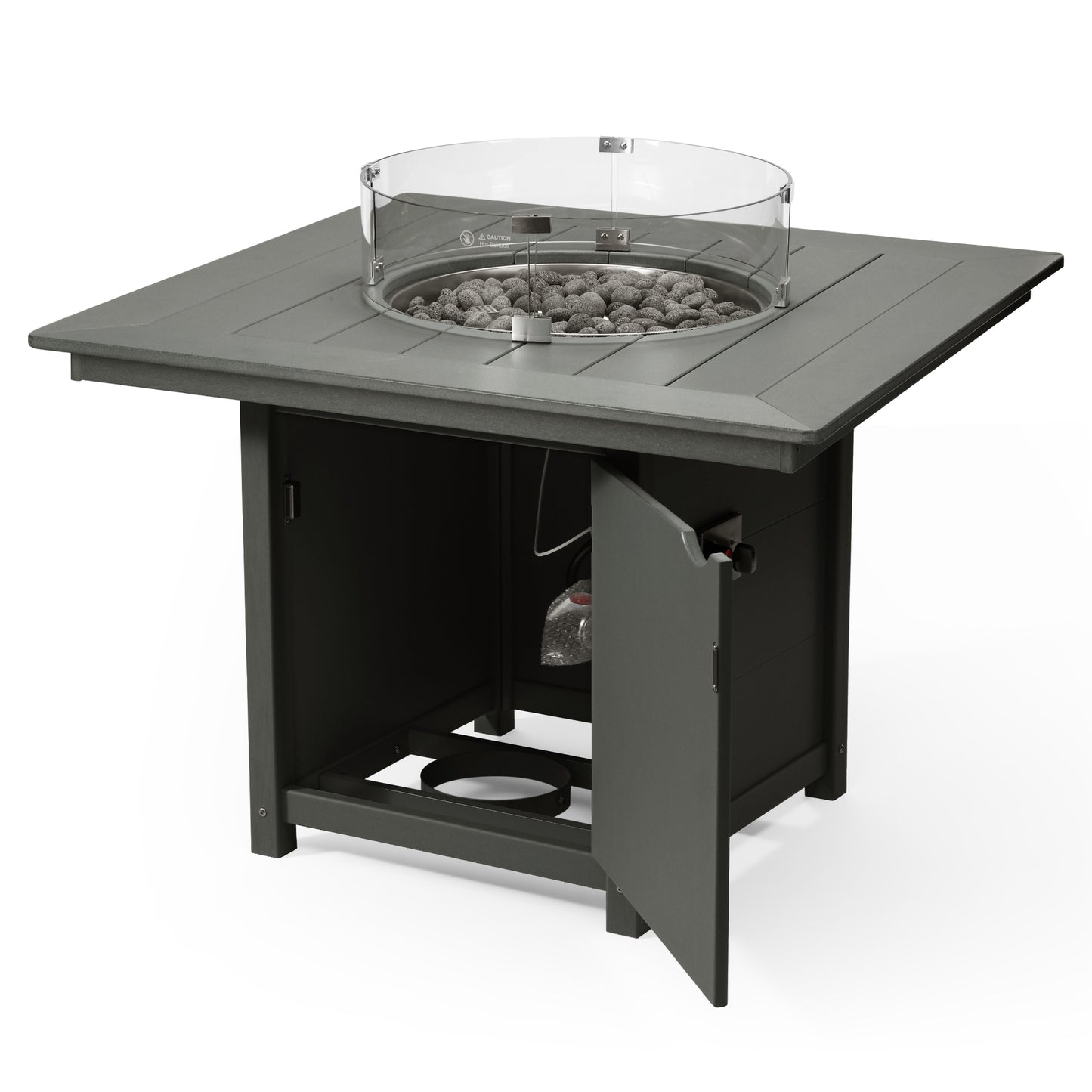 Sedona Square 42" Dining Fire Pit Table