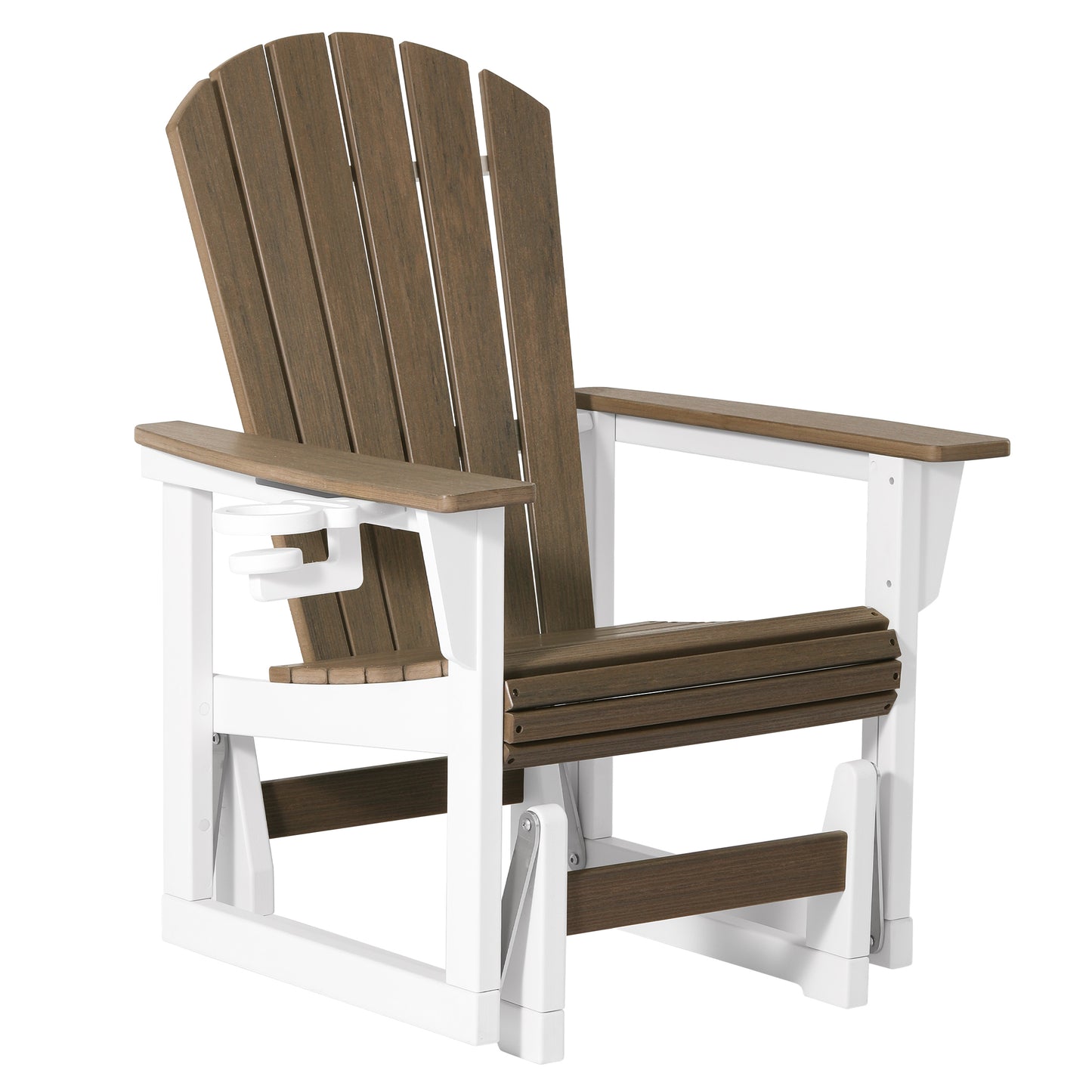 Heritage Ridge Adirondack Glider With Cup Holder