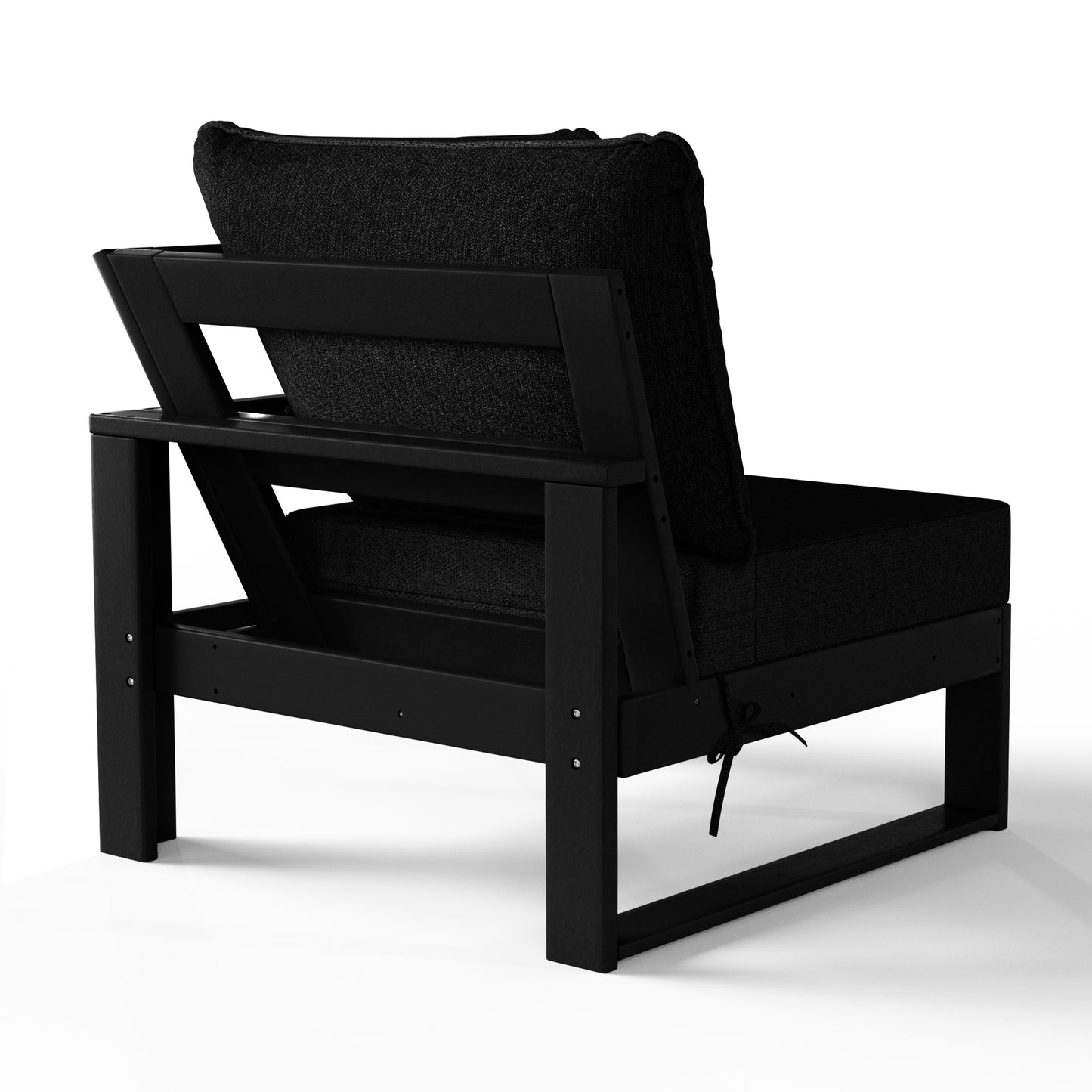 Signature All-Weather Outdoor Modular Patio Deep Seating Corner Chair (Corner Sectional Seat)