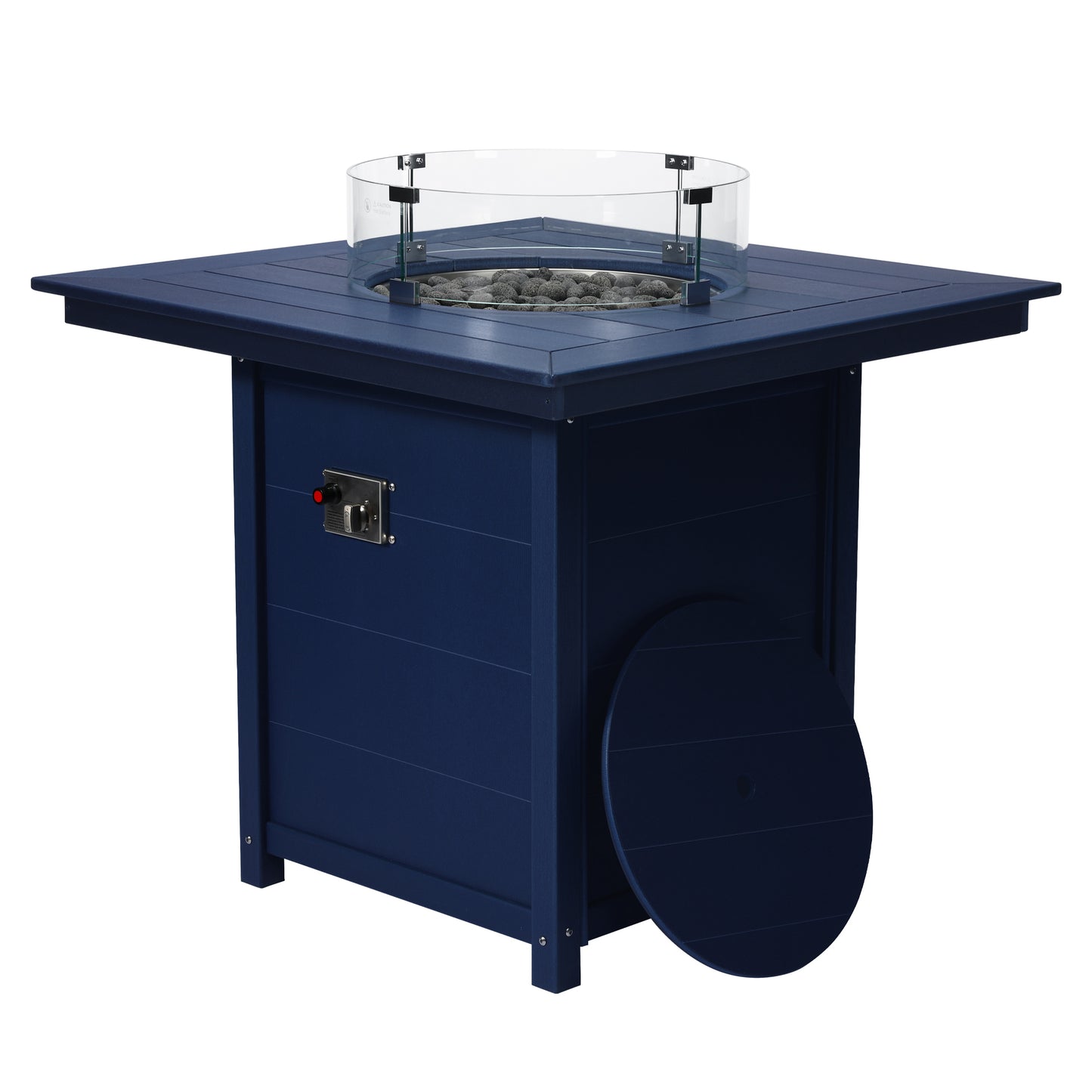 Sedona Square 42" Counter Fire Pit Table