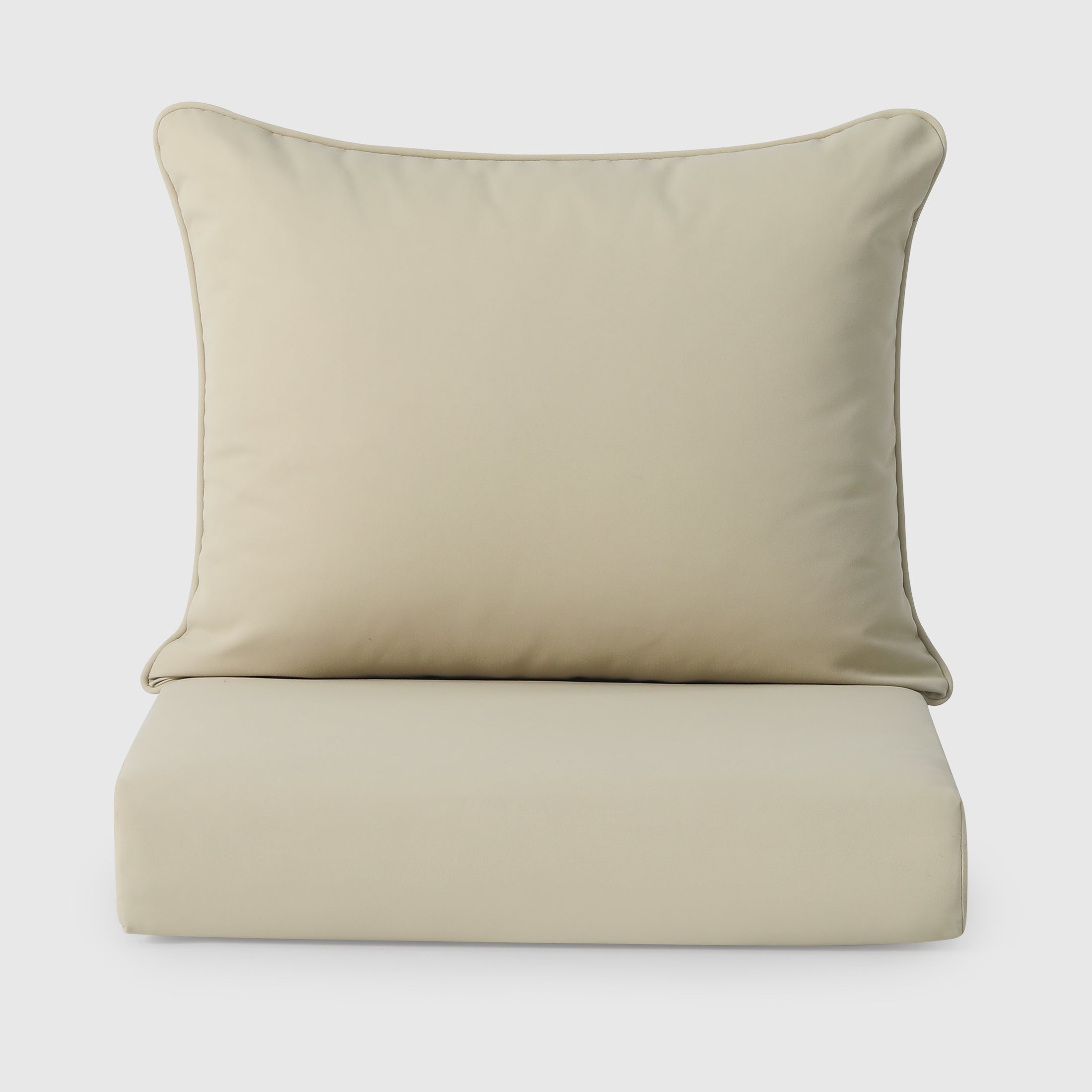 Outdoor Deep Seat Chair Cushions, 2-Piece Set, Water-Repellent (25" × 25")