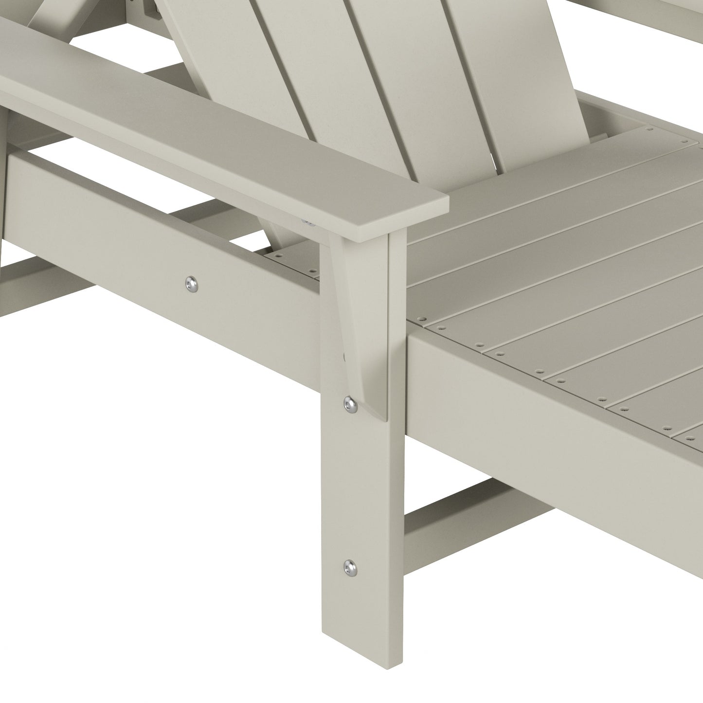 Chatham All-Weather Outdoor Adirondack Reclining Sun Lounger With Arms Rests & Wheels