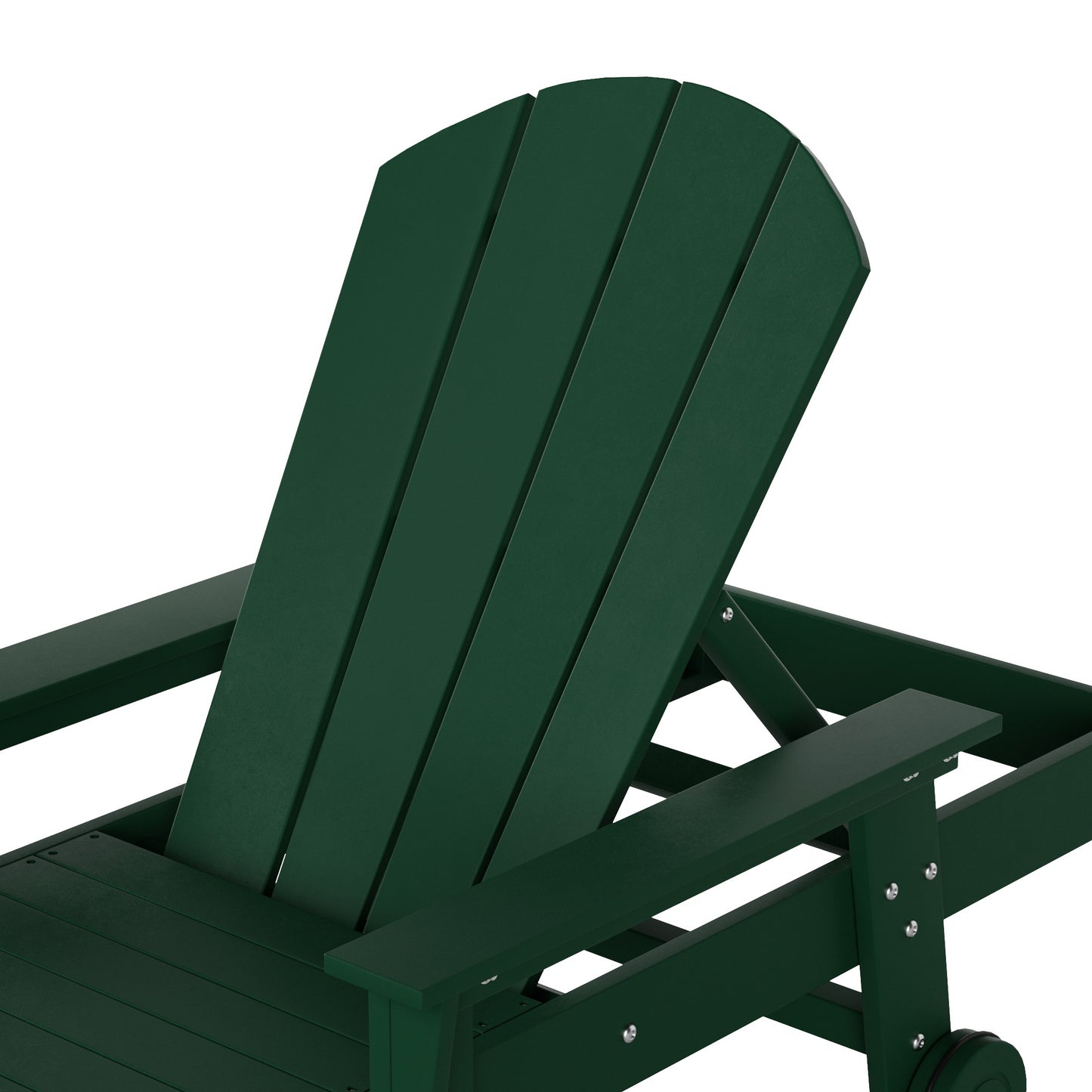 Chatham All-Weather Outdoor Adirondack Reclining Sun Lounger With Arms Rests & Wheels