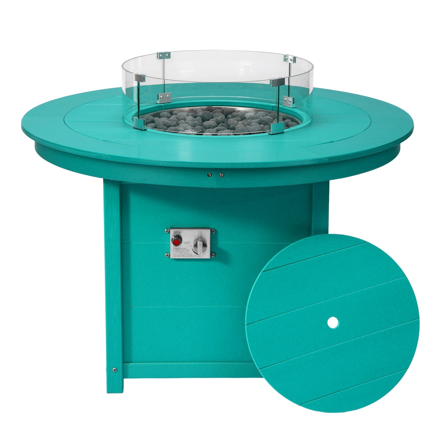 Sedona Round 47" Dining Fire Pit Table