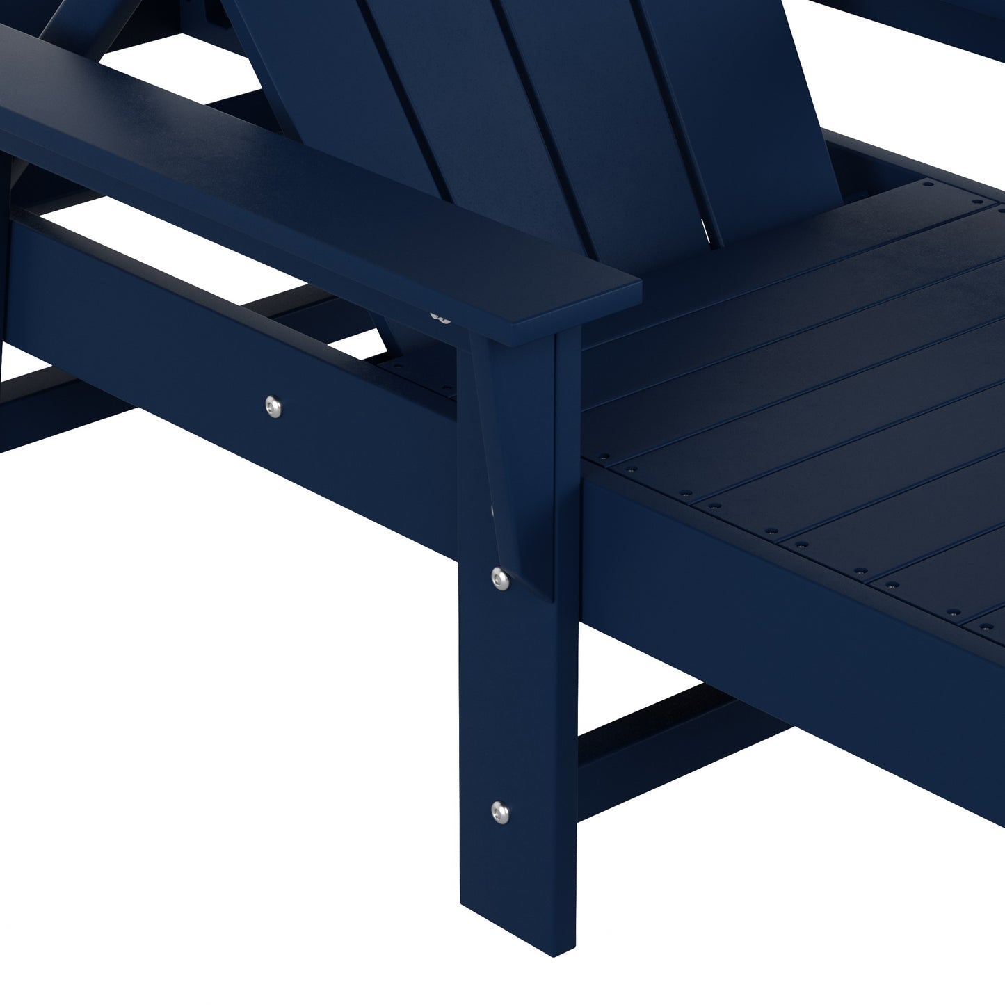 Chatham All-Weather Outdoor Adirondack Reclining Sun Lounger With Arms Rests & Wheels