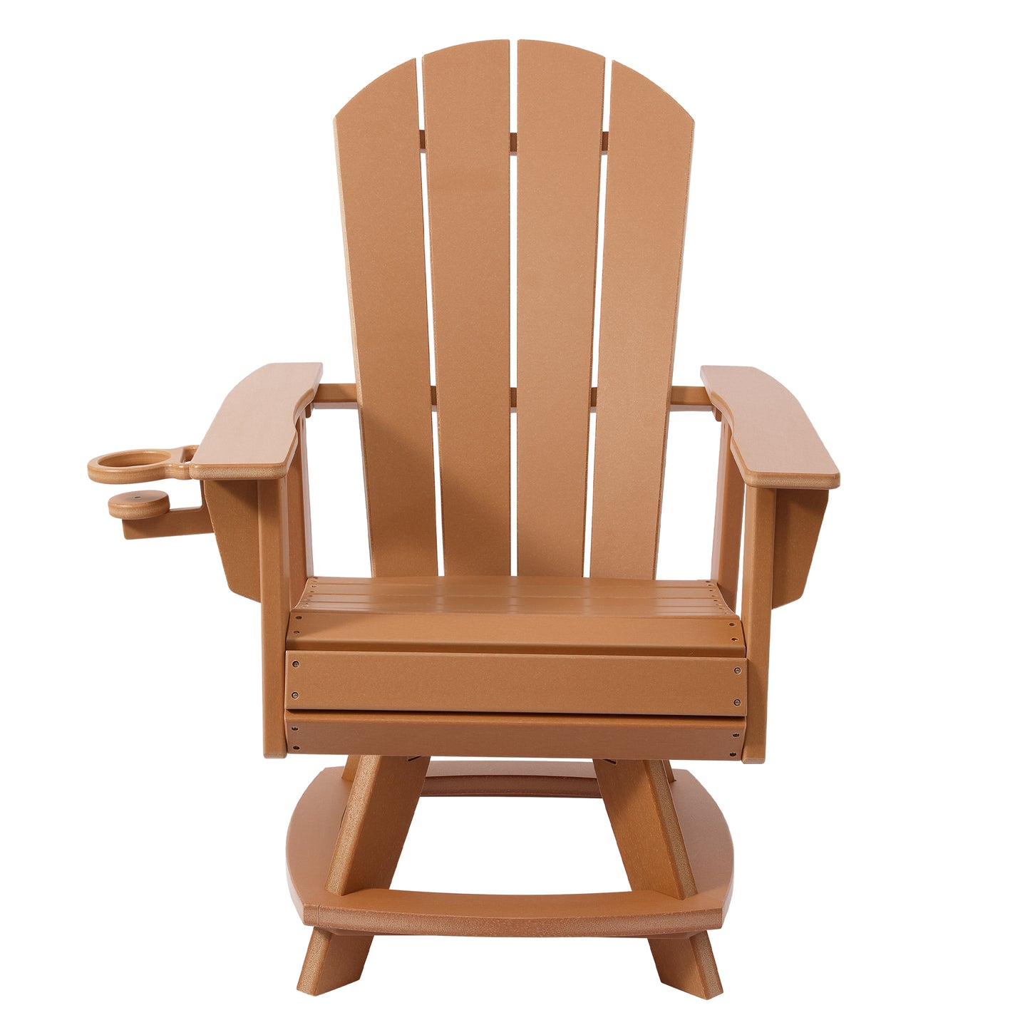 Adirondack Swivel Dining Chair with Cup Holder With Cup Holder