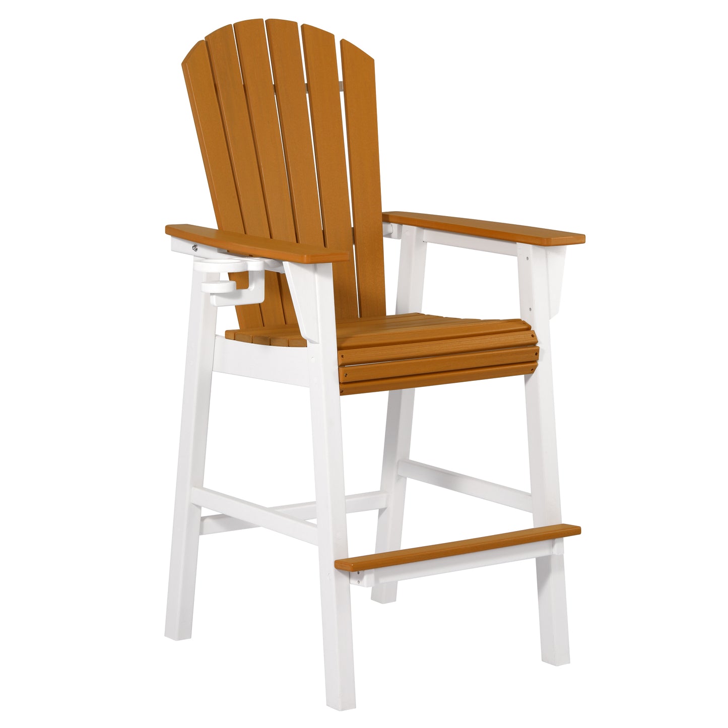 Heritage Ridge Adirondack Bar Chair With Cup Holder