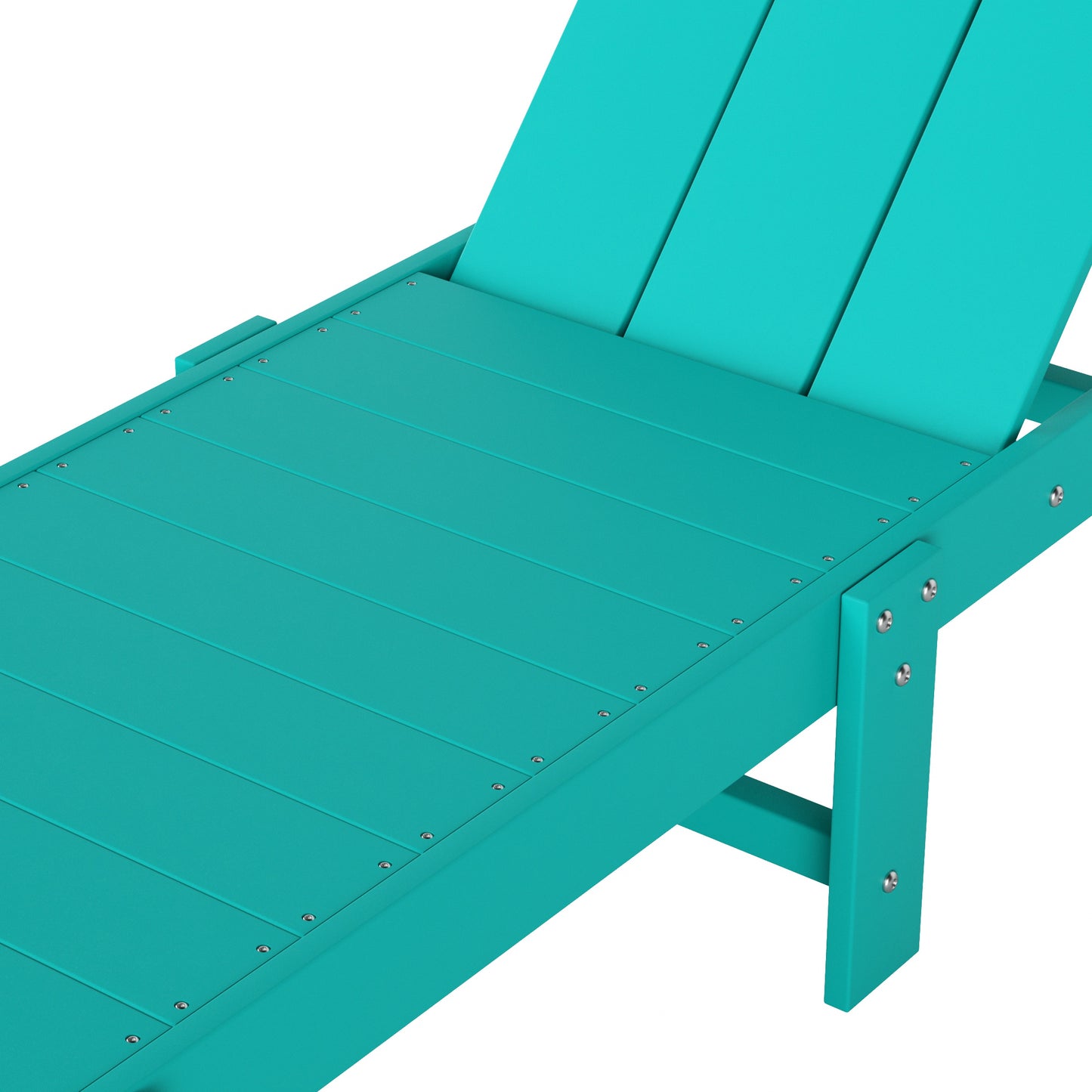 Malibu Modern All-Weather Outdoor Reclining Sun Lounger With Wheels