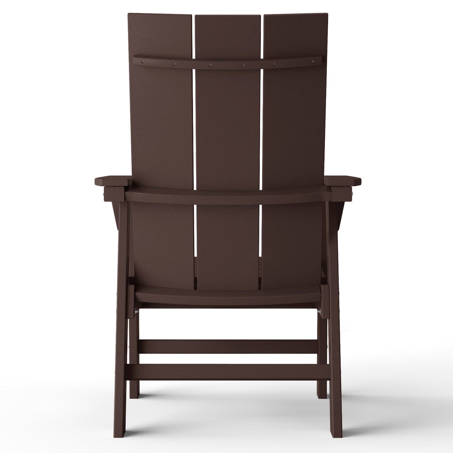 Malibu Modern All-Weather Outdoor Contoured Adirondack Dining Chair