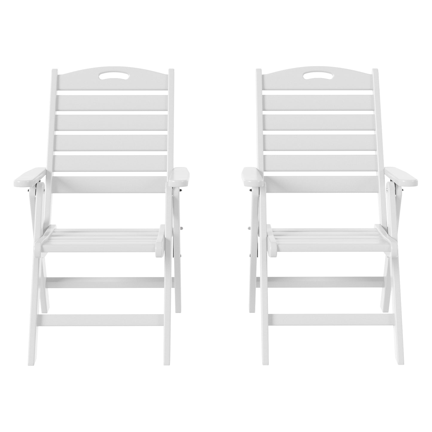 Aarhus Folding High back Dining Chair (Set of 2)