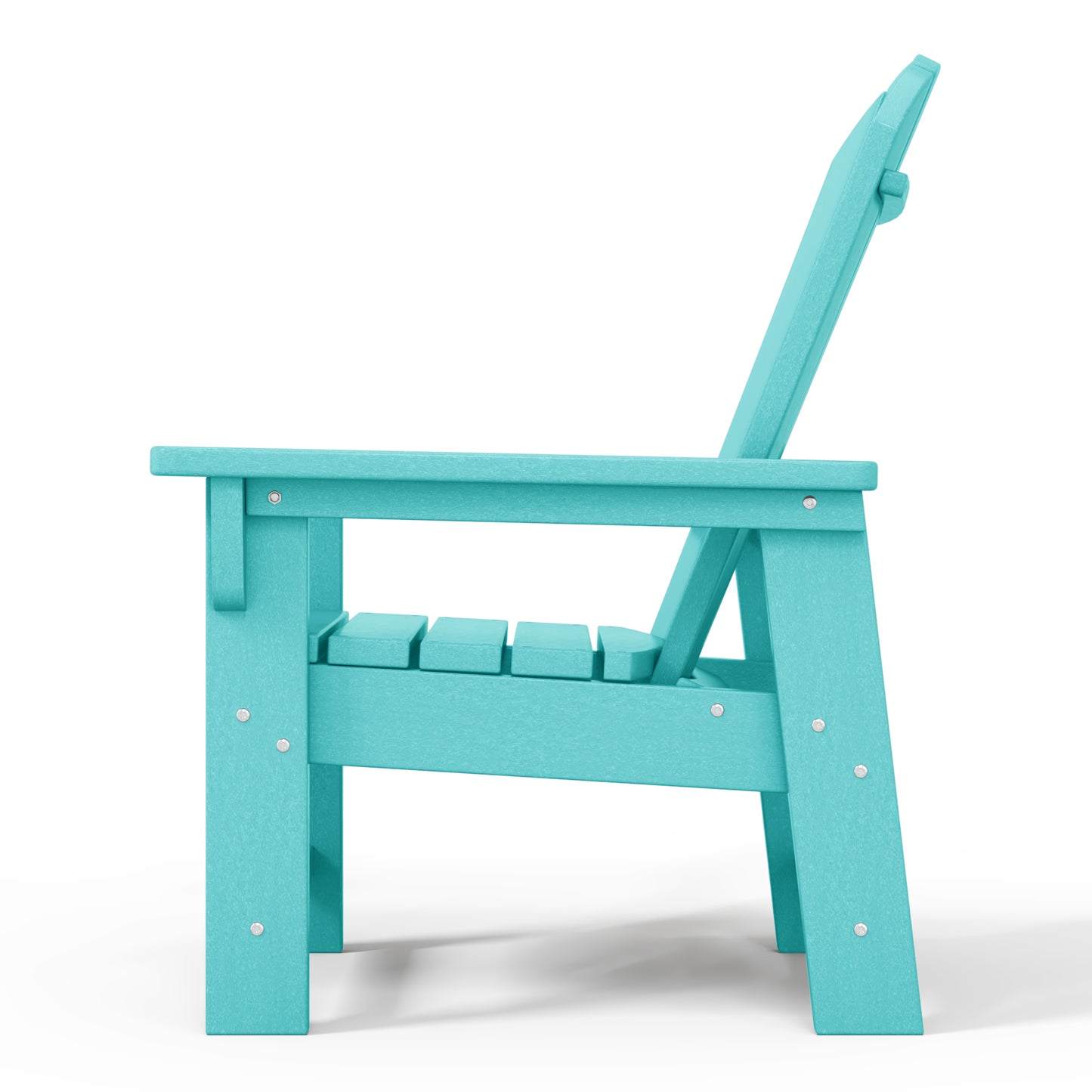 Tiny Terraces Kids' All-Weather Outdoor Poly Adirondack Chair