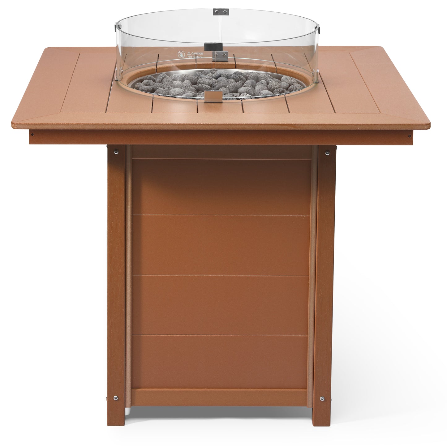 Sedona Square 42" Counter Fire Pit Table